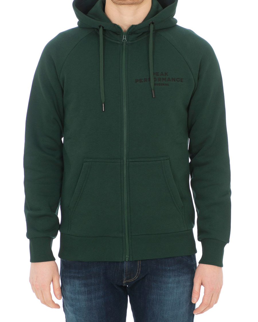 Herre | Gensere | Peak Performance | Original Full Zip Hoodie Pine Grove