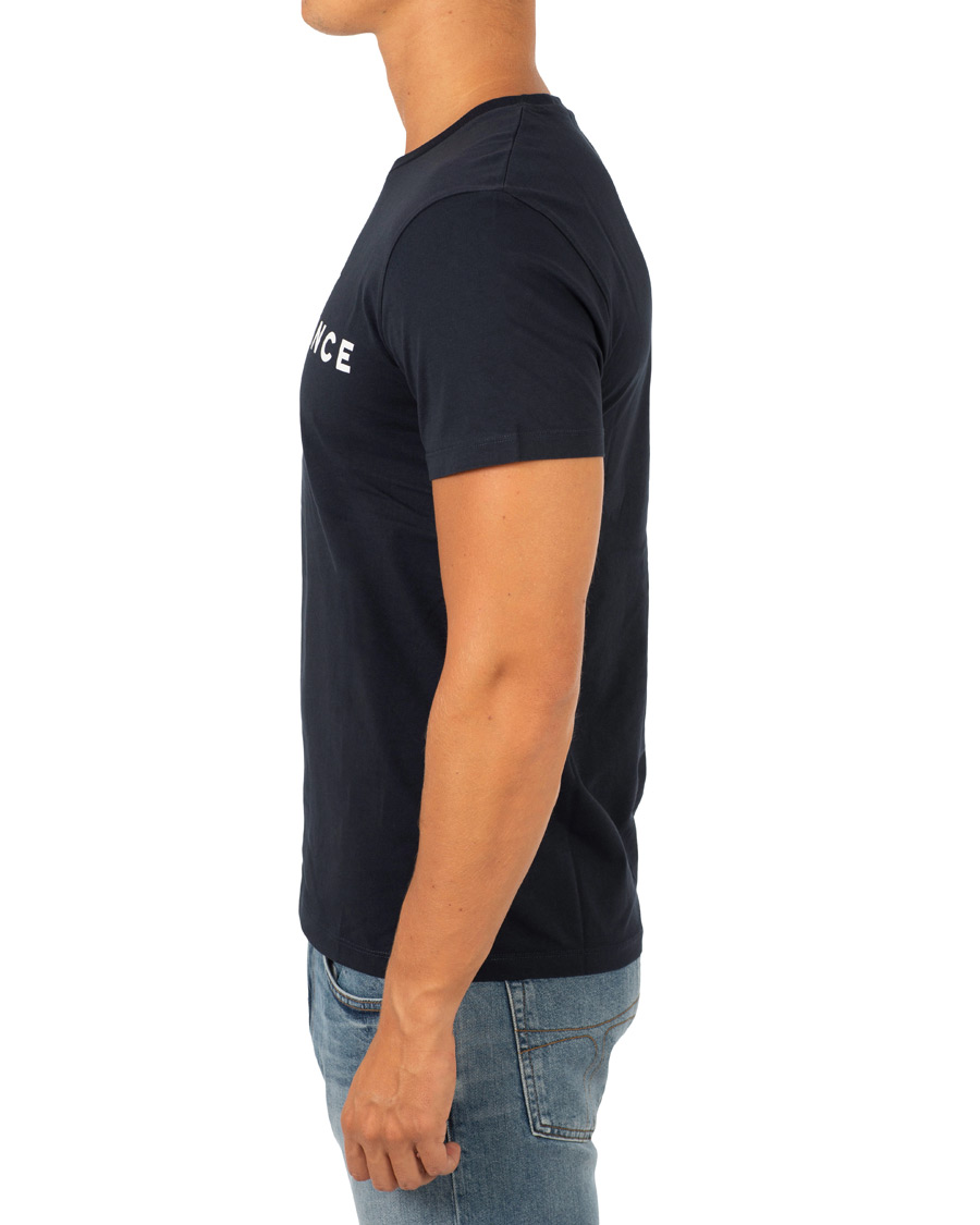 Herre | T-Shirts | Peak Performance | Logo Crew Neck Tee Marine Blue