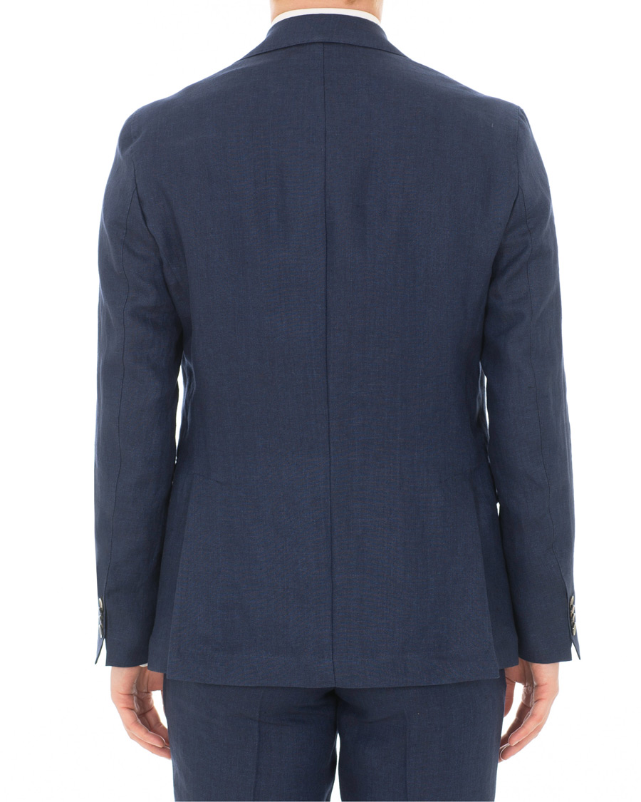 Herre | Dressjakker | Oscar Jacobson | Egel Linen Blazer Blue