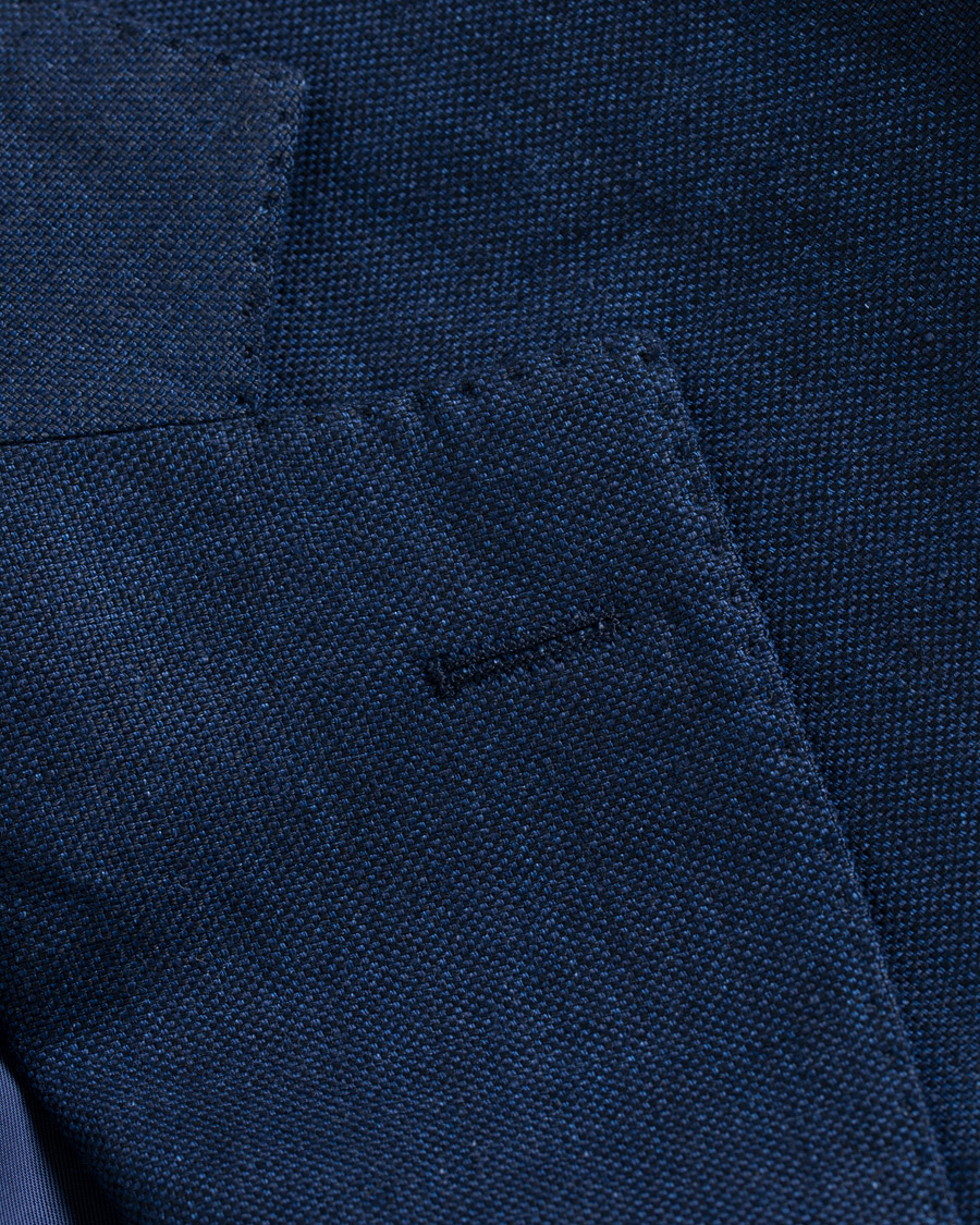 Herre | Dressjakker | Oscar Jacobson | Egel Linen Blazer Blue