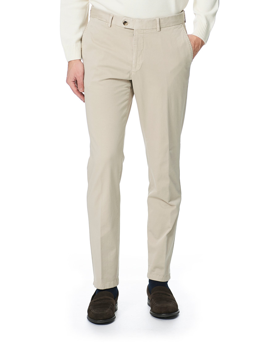 Herre | Bukser | Oscar Jacobson | Danwick Side Adjusters Chino Beige