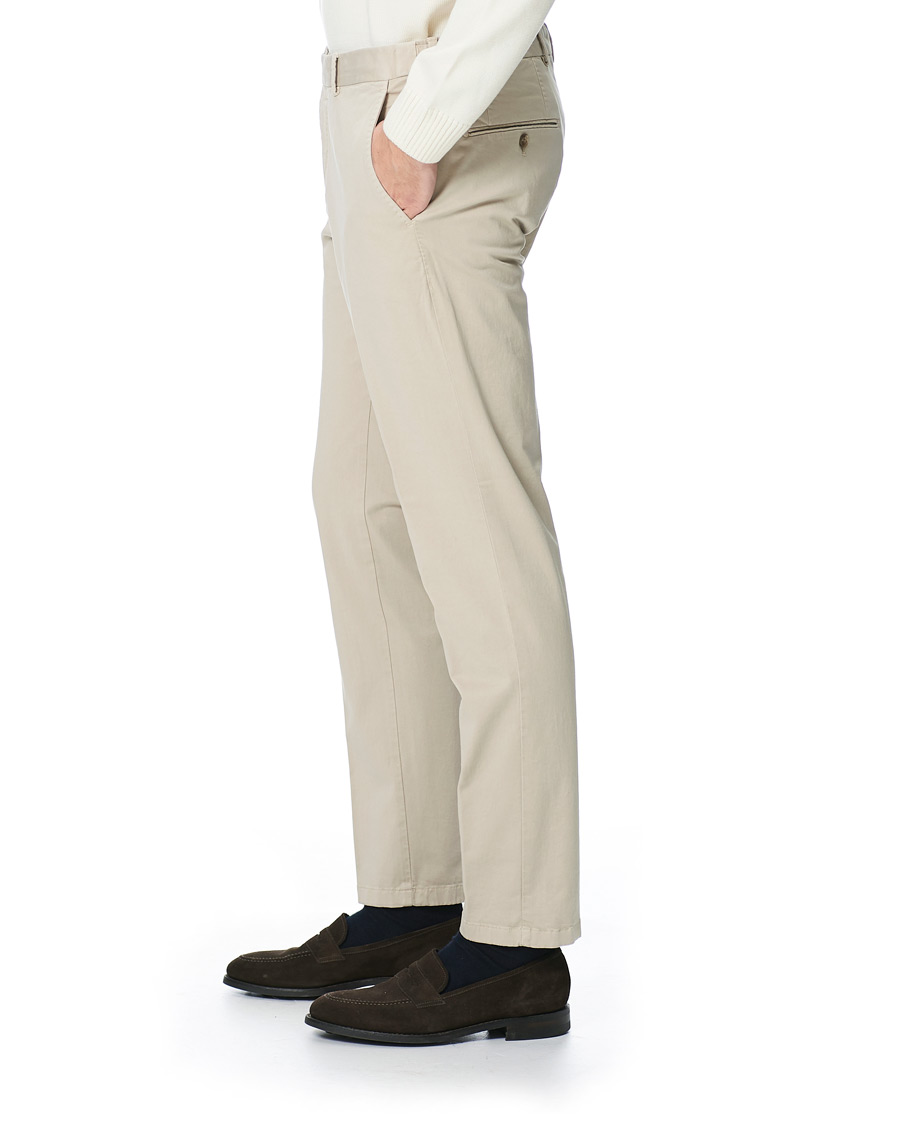 Herre | Bukser | Oscar Jacobson | Danwick Side Adjusters Chino Beige