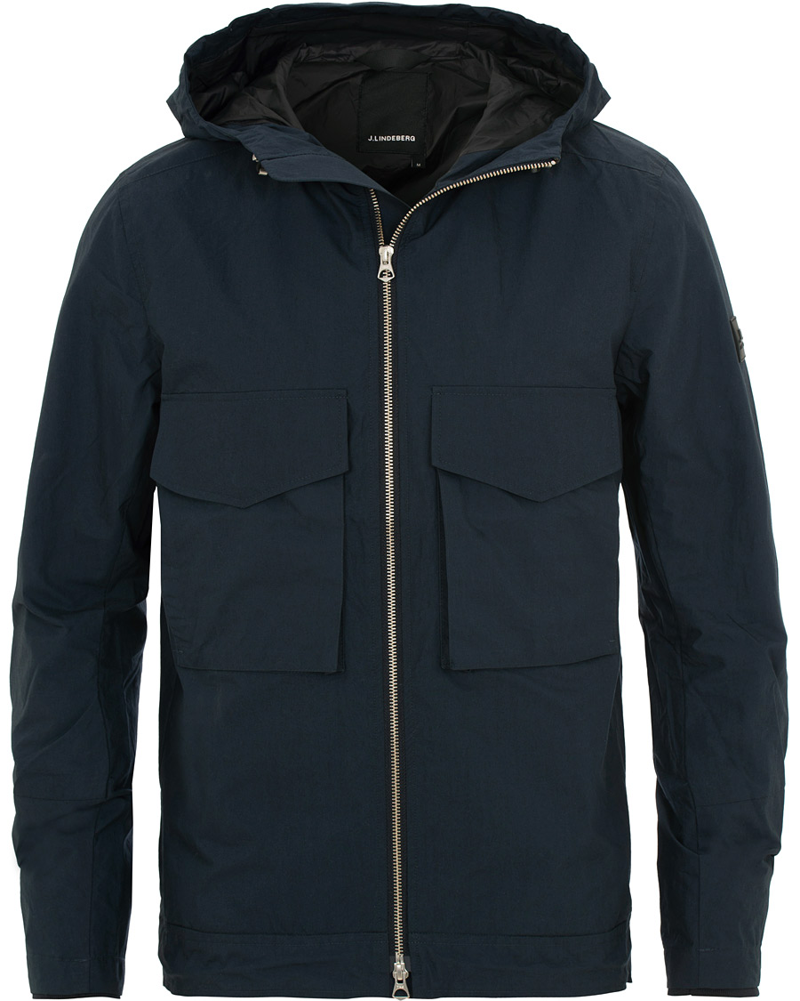 Herre | Jakker | J.Lindeberg | Bass Paper Cony Jacket Navy