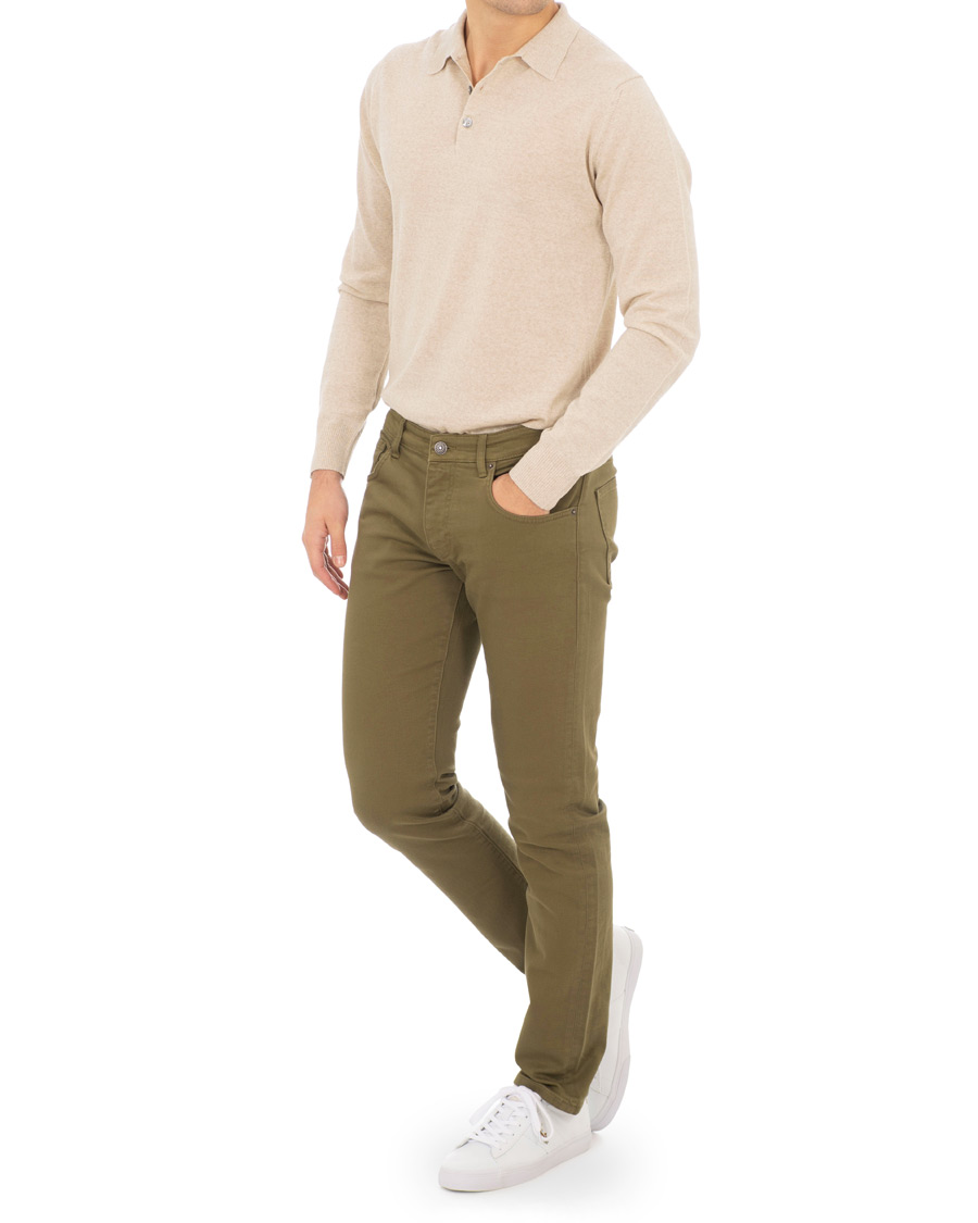 Herre | Bukser | J.Lindeberg | Jay Solid Stretch 5-Pocket Pants Ivy Green