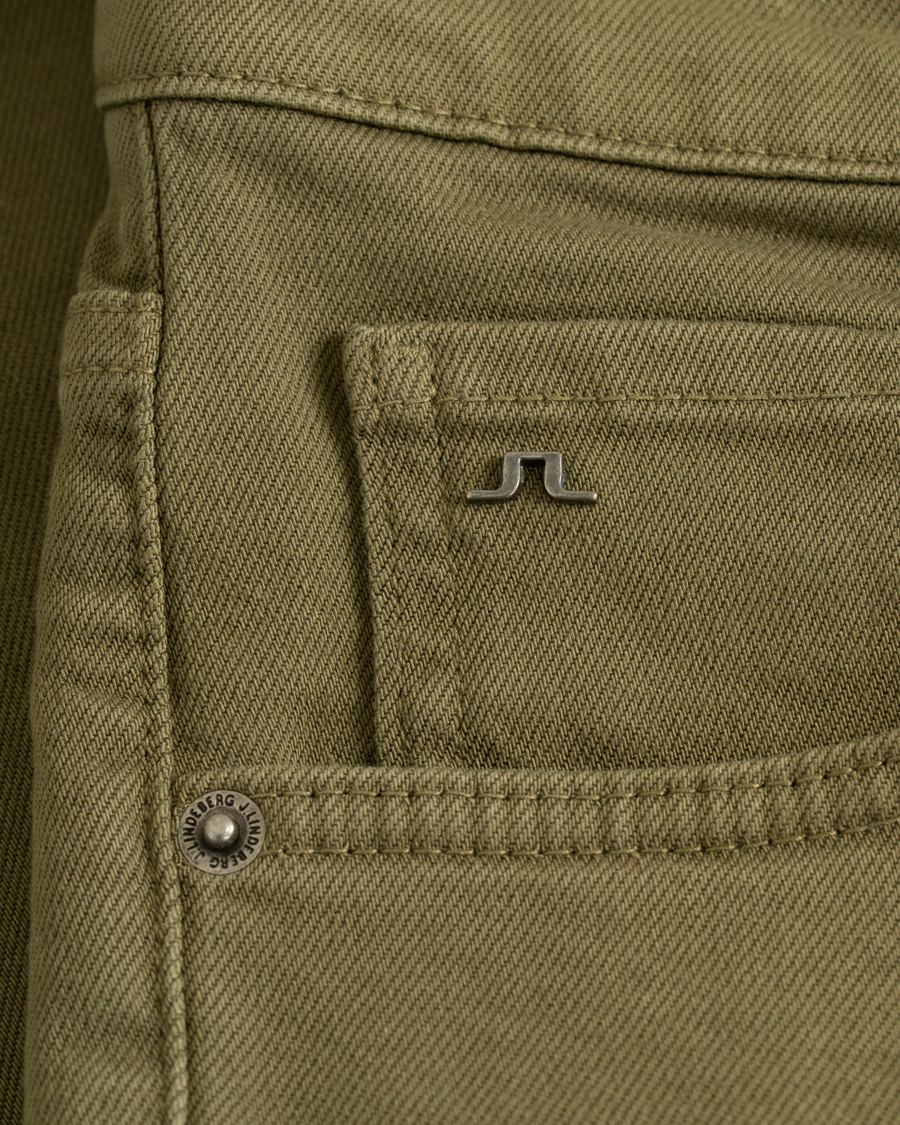 Herre | Bukser | J.Lindeberg | Jay Solid Stretch 5-Pocket Pants Ivy Green