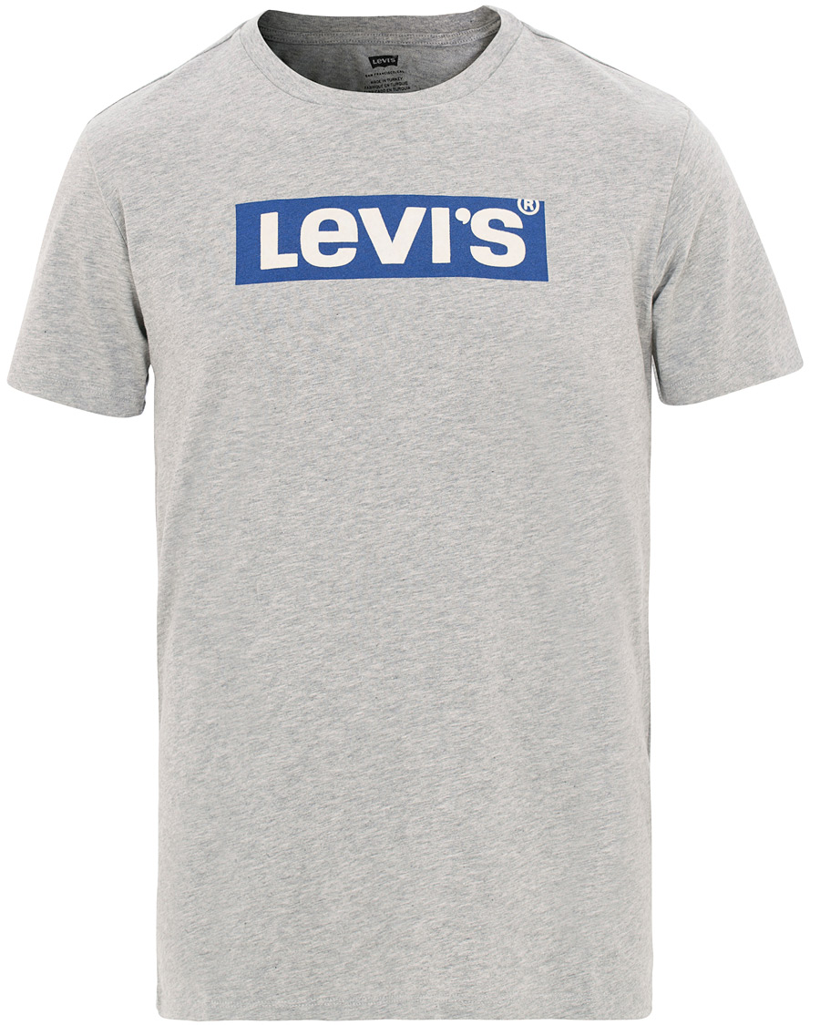 Herre | T-Shirts | Levi's | Boxtab Graphic Tee Midtone Heather Grey