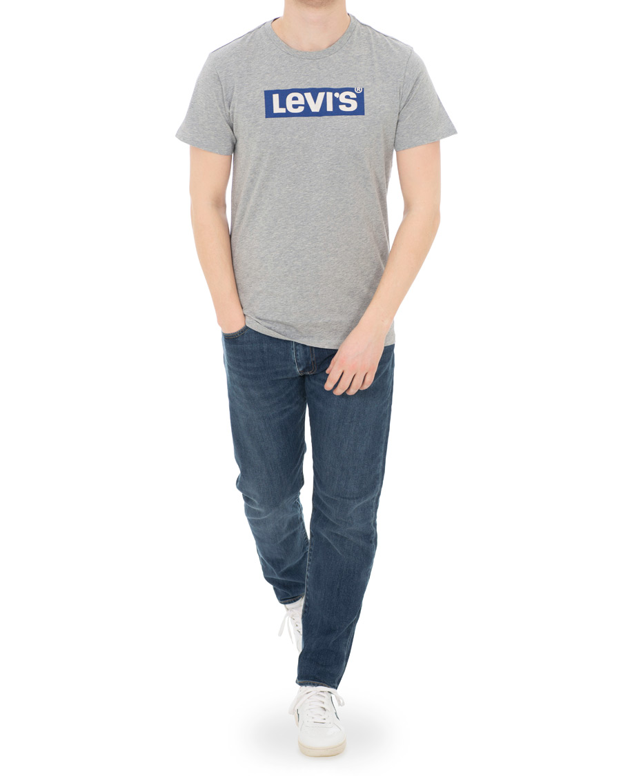 Herre | T-Shirts | Levi's | Boxtab Graphic Tee Midtone Heather Grey