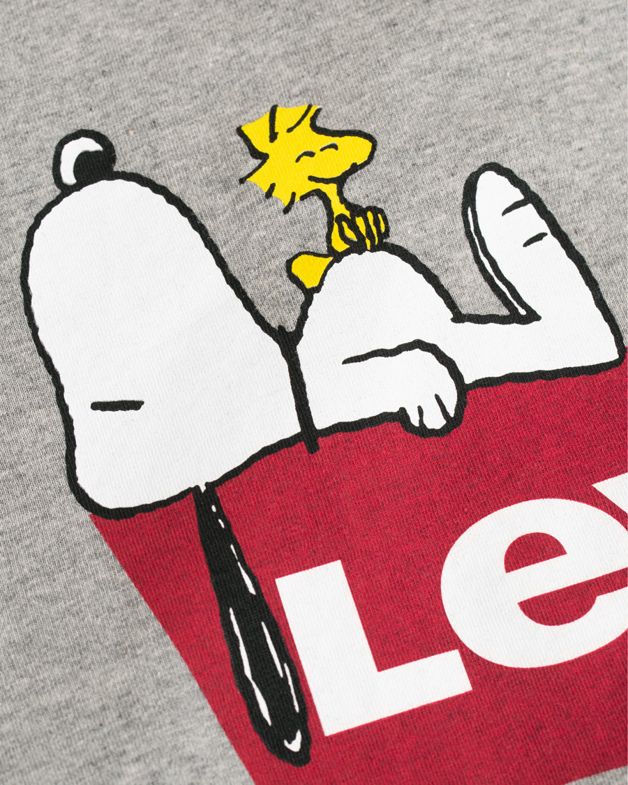 Herre | T-Shirts | Levi's | Peanuts Tee Midtone Heather Grey