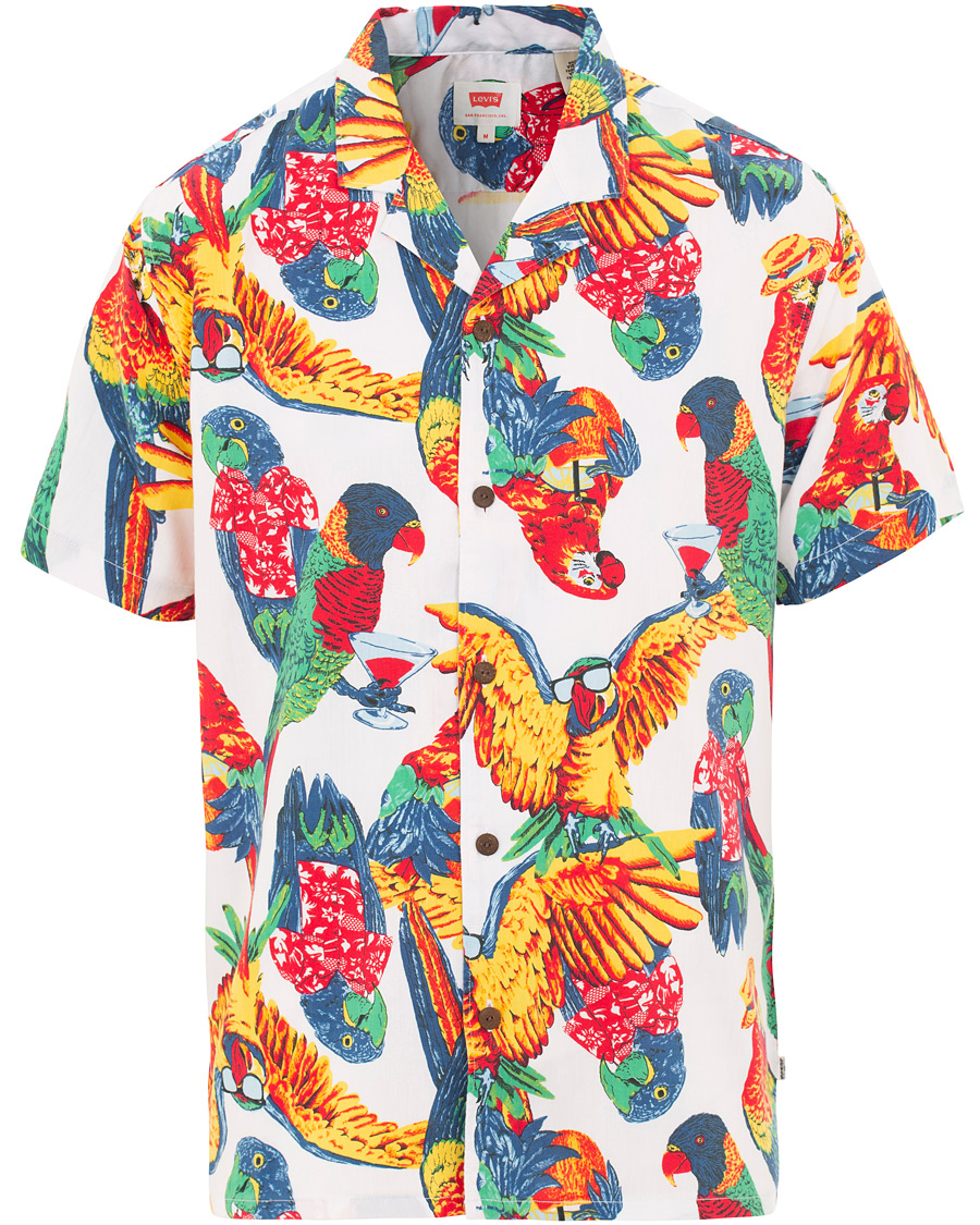 Herre | Skjorter | Levi's | Cubano Shirt Parrots Brilliant White