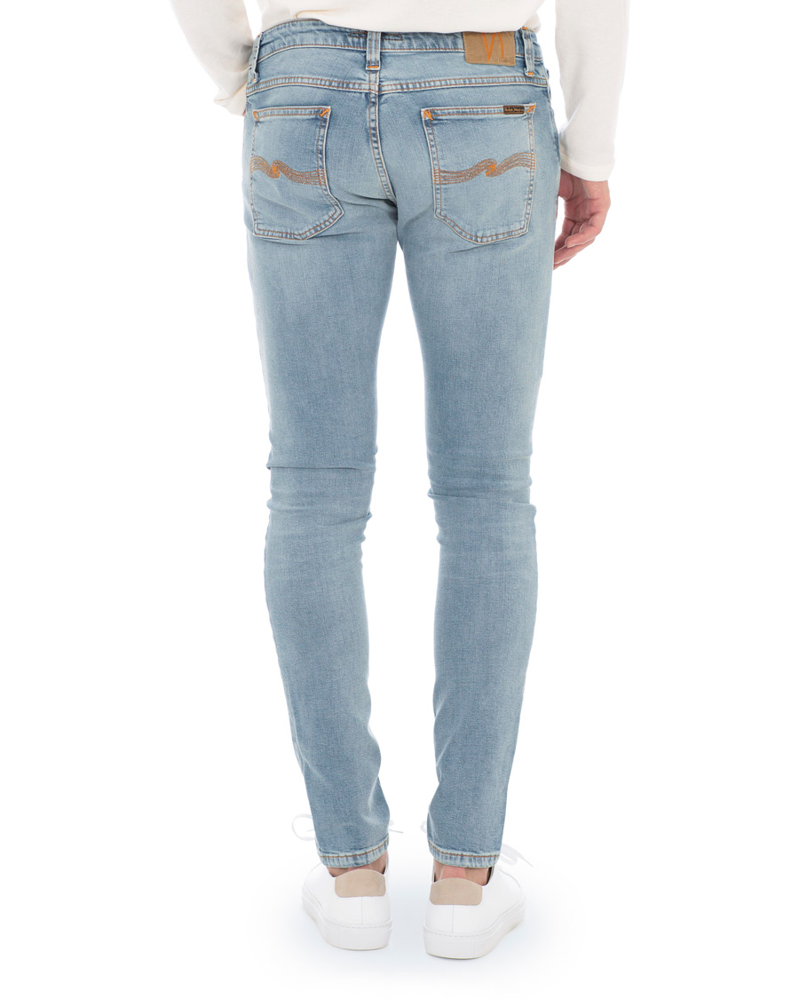 Herre | Jeans | Nudie Jeans | Skinny Lin Organic Jeans Light Blue Power