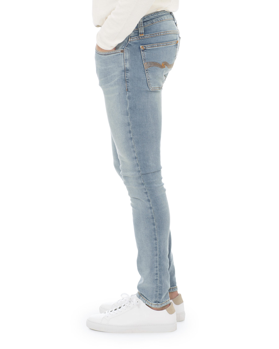 Herre | Jeans | Nudie Jeans | Skinny Lin Organic Jeans Light Blue Power