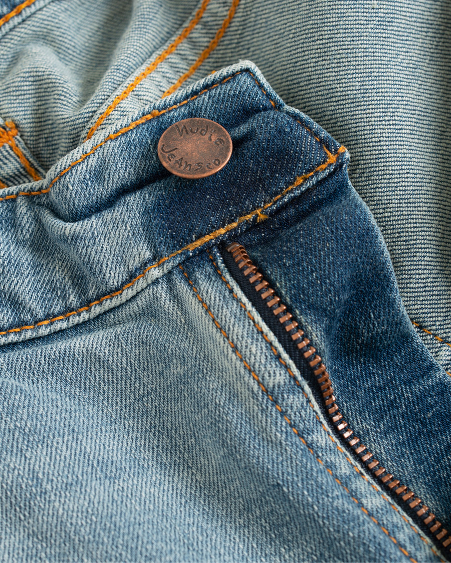 Herre | Jeans | Nudie Jeans | Skinny Lin Organic Jeans Light Blue Power