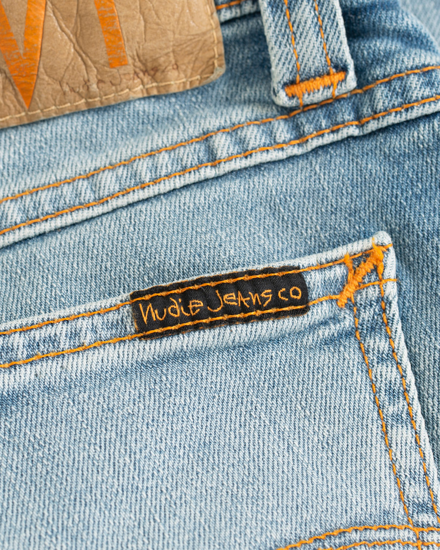 Herre | Jeans | Nudie Jeans | Skinny Lin Organic Jeans Light Blue Power