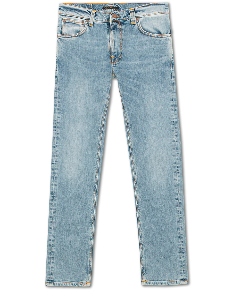 Herre | Jeans | Nudie Jeans | Thin Finn Organic Jeans Light Blue Comfort