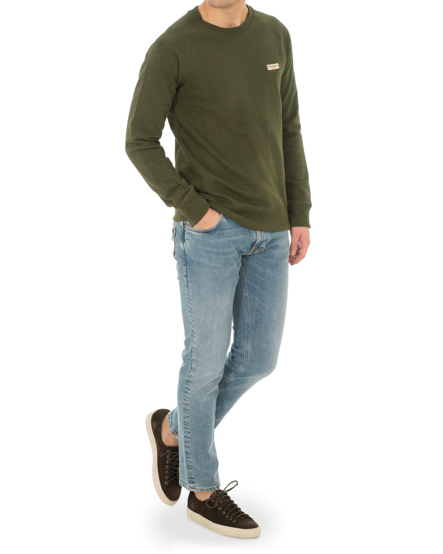 Herre | Jeans | Nudie Jeans | Thin Finn Organic Jeans Light Blue Comfort