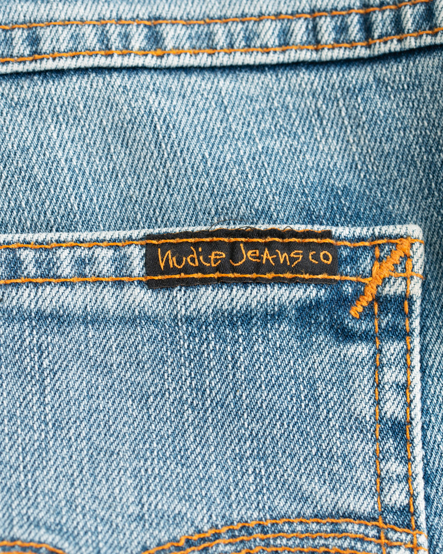 Herre | Jeans | Nudie Jeans | Thin Finn Organic Jeans Light Blue Comfort