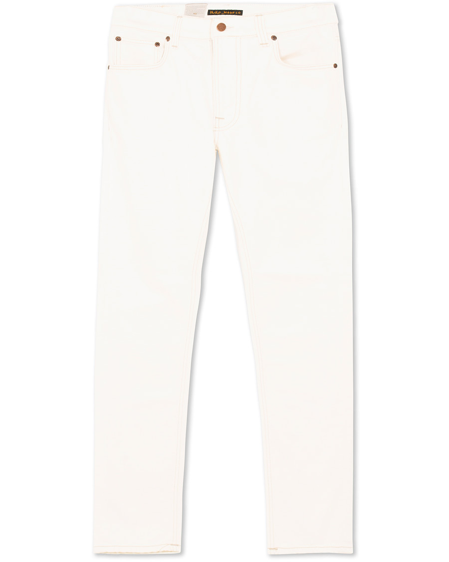 Herre | Jeans | Nudie Jeans | Lean Dean Organic Jeans Ecru White