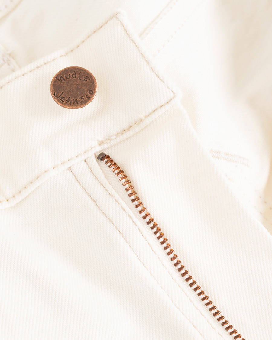 Herre | Jeans | Nudie Jeans | Lean Dean Organic Jeans Ecru White