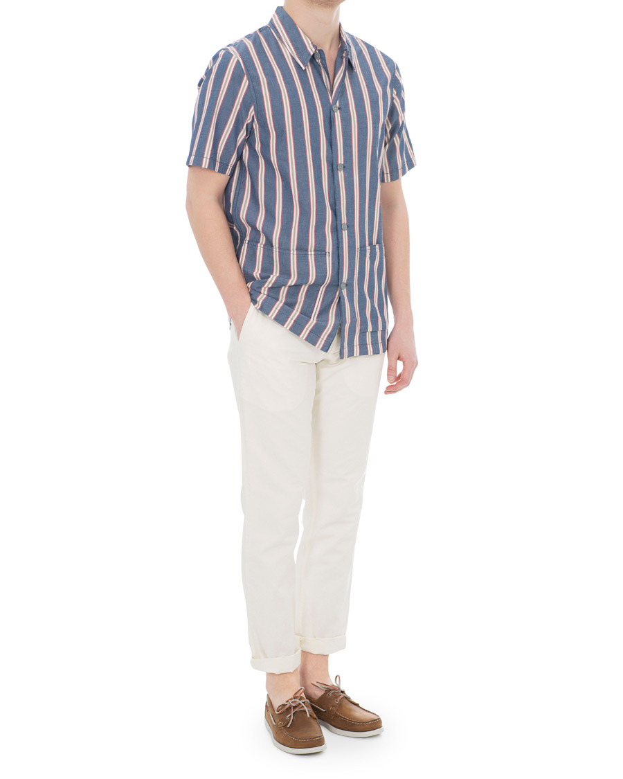 Herre | Skjorter | Nudie Jeans | Svante Sleeve Shirt Cuban Stripe