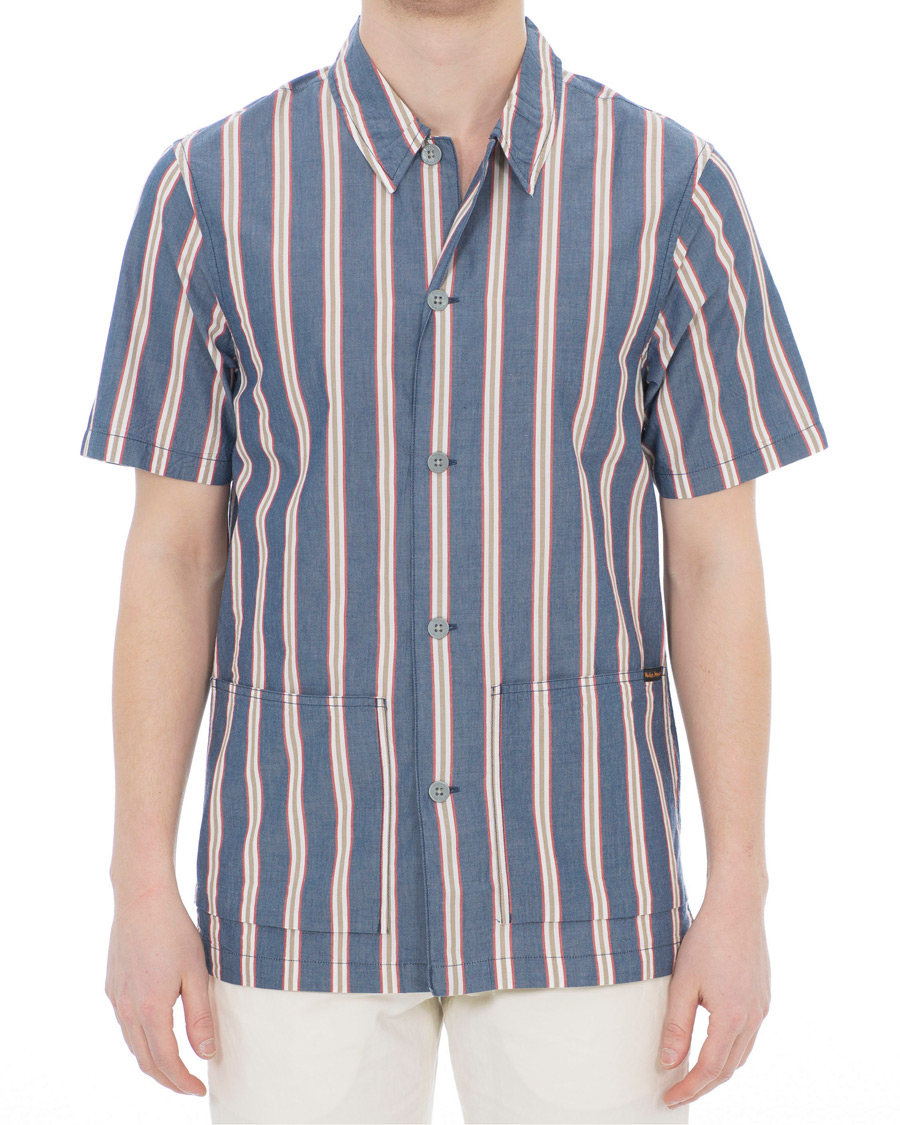 Herre | Skjorter | Nudie Jeans | Svante Sleeve Shirt Cuban Stripe