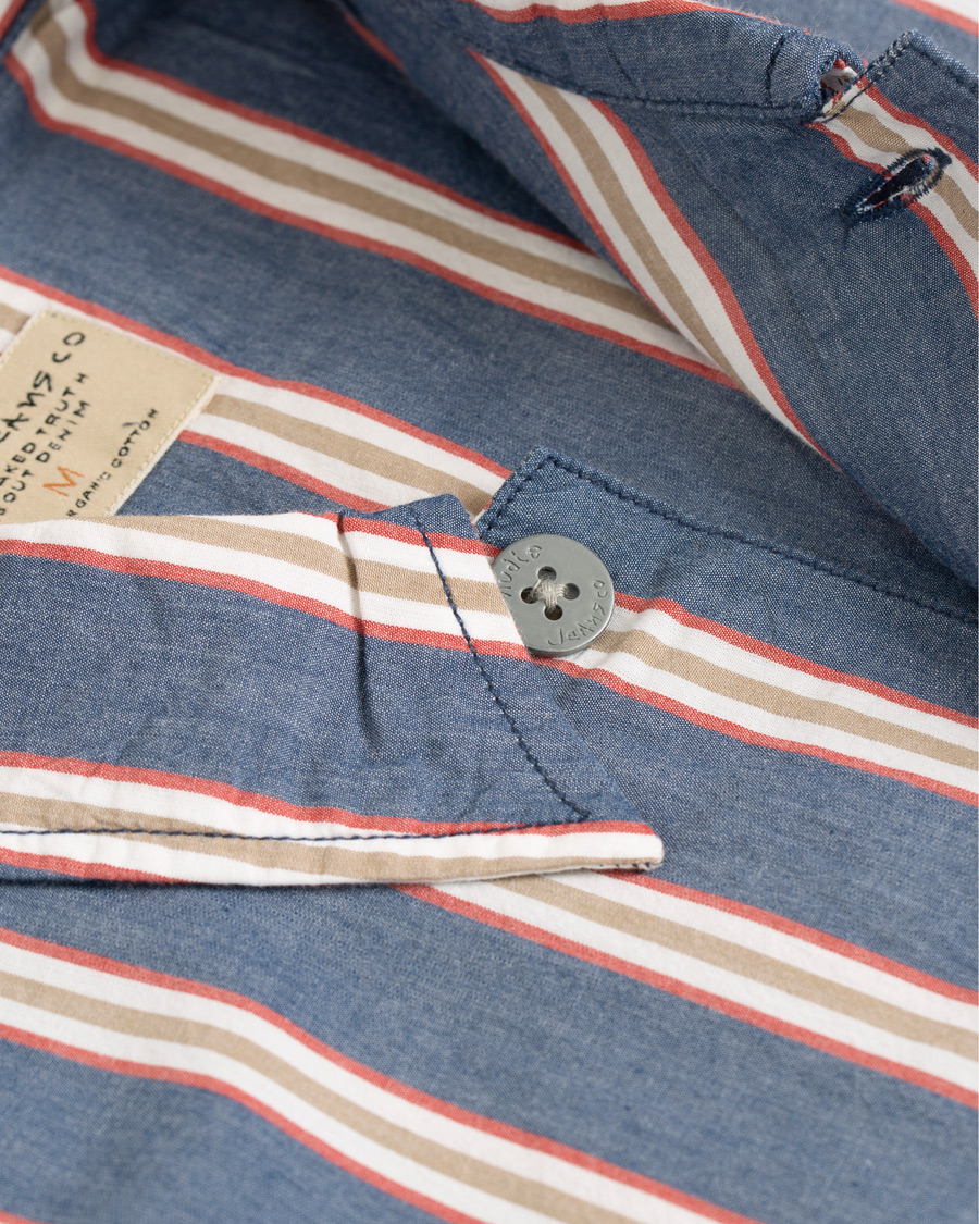 Herre | Skjorter | Nudie Jeans | Svante Sleeve Shirt Cuban Stripe