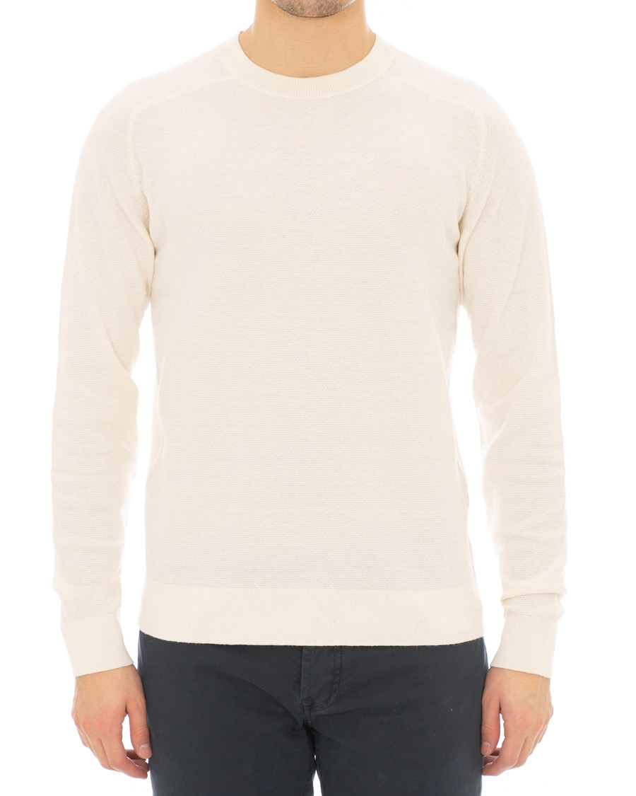 Herre | Gensere | Filippa K | Cotton Merino Mini Structure Panacotta