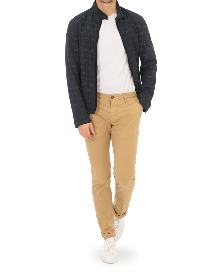 Herre | Jakker | Etro | Printed Jaguar Bomber Dark Blue