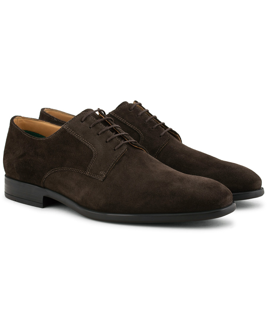 Herre | PS Paul Smith Daniel Rubber Sole Oxford Dark Brown Suede | PS Paul Smith | Daniel Rubber Sole Oxford Dark Brown Suede