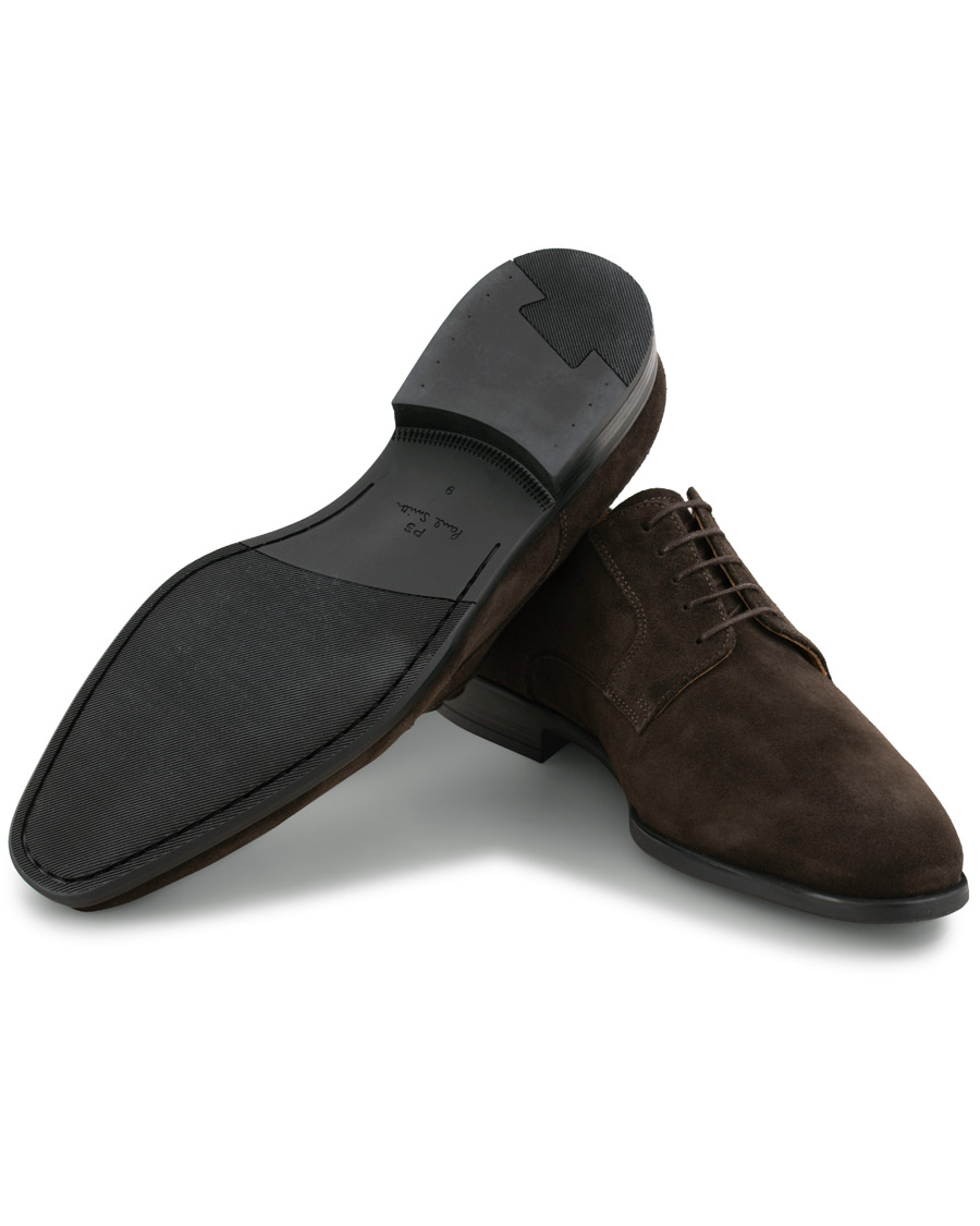 Herre | PS Paul Smith Daniel Rubber Sole Oxford Dark Brown Suede | PS Paul Smith | Daniel Rubber Sole Oxford Dark Brown Suede
