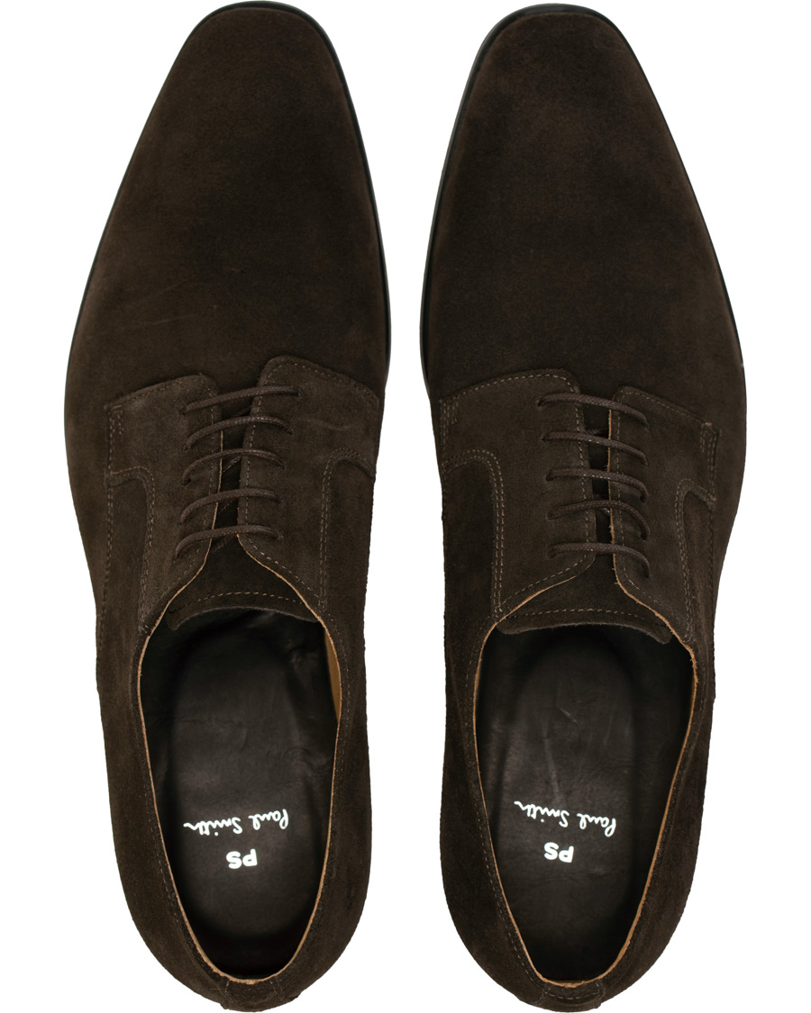 Herre | PS Paul Smith Daniel Rubber Sole Oxford Dark Brown Suede | PS Paul Smith | Daniel Rubber Sole Oxford Dark Brown Suede