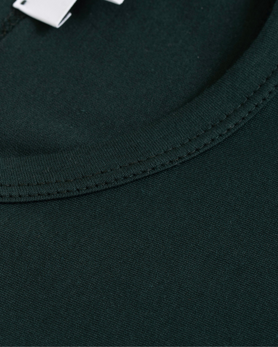 Herre | T-Shirts | Sunspel | Classic Crew Neck Tee Botiglia Green