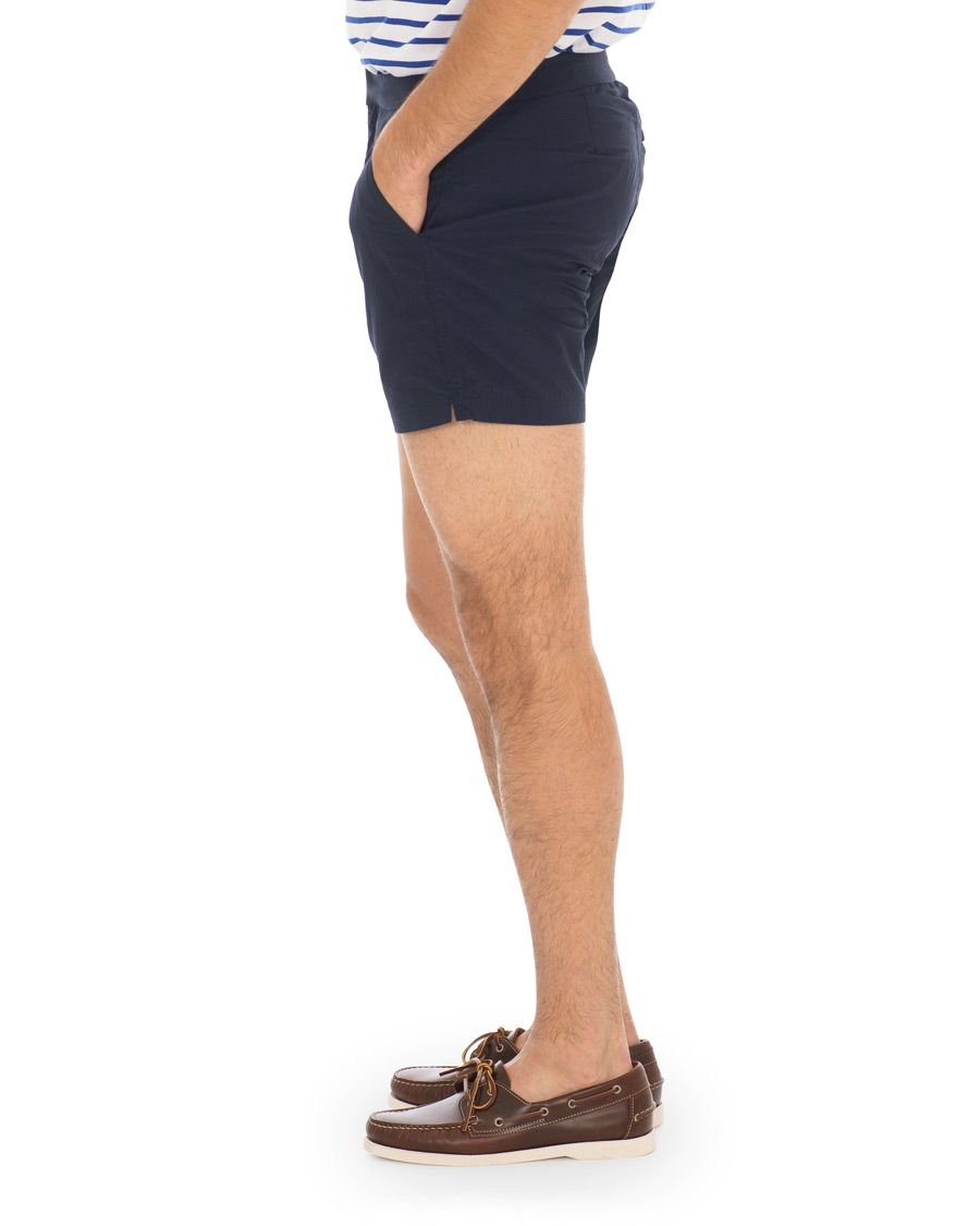 Herre | Badeshorts | Sunspel | Swim Shorts Navy