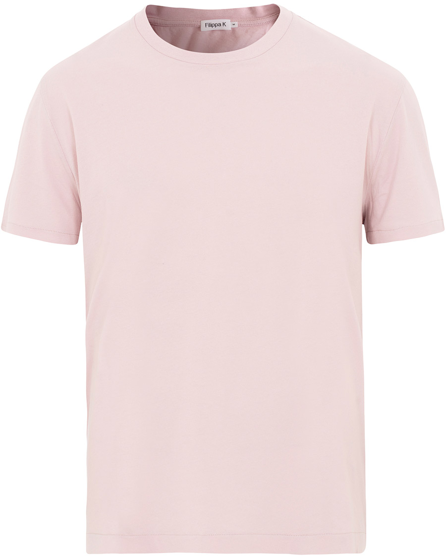 Herre | T-Shirts | Filippa K | Single Jersey Regular Tee Frosty Pink
