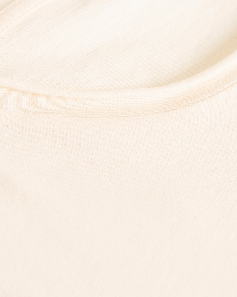 Herre | T-Shirts | Filippa K | Roll Neck Tee Panacotta