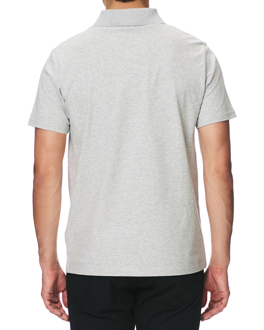Herre | Pikéer | Filippa K | Soft Lycra Polo T-Shirt Light Grey Melange