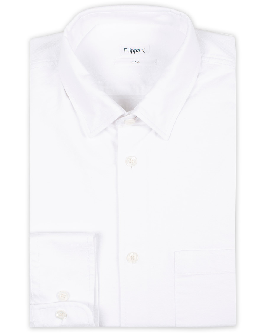 Herre | Skjorter | Filippa K | Tim Oxford Shirt White