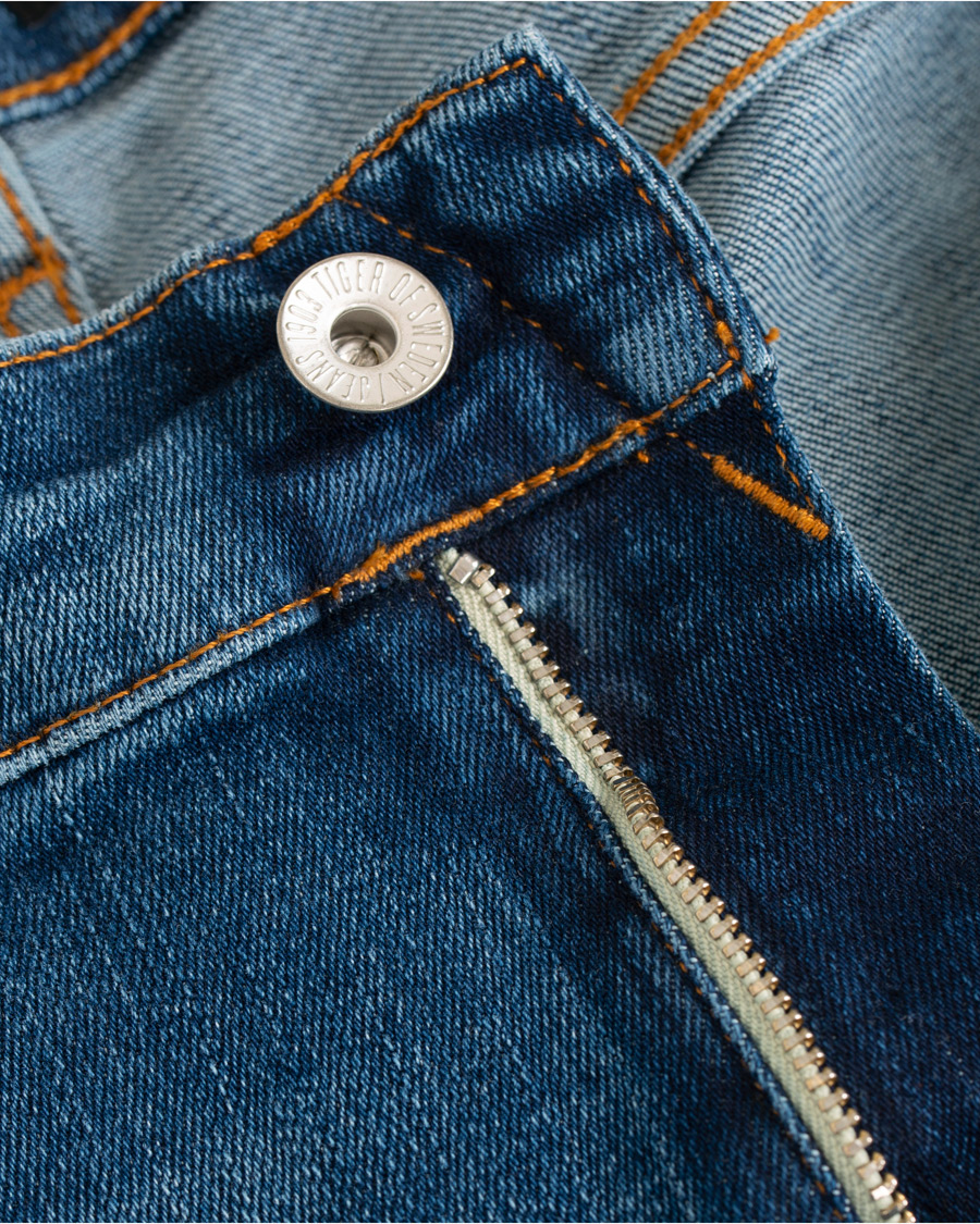 Herre | Jeans | Tiger of Sweden Jeans | Evolve Super Stretch Jeans Medium Blue