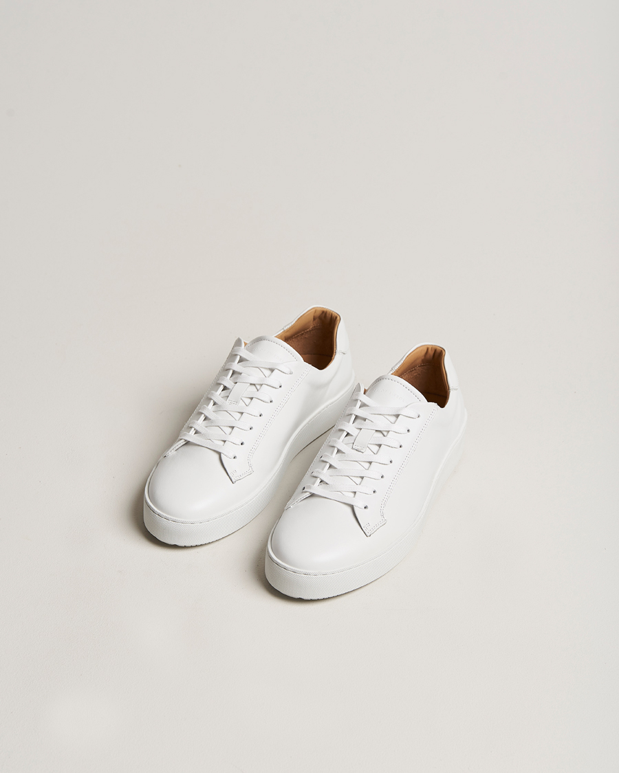 Herre | Hvite sneakers | Tiger of Sweden | Salas Leather Sneaker White