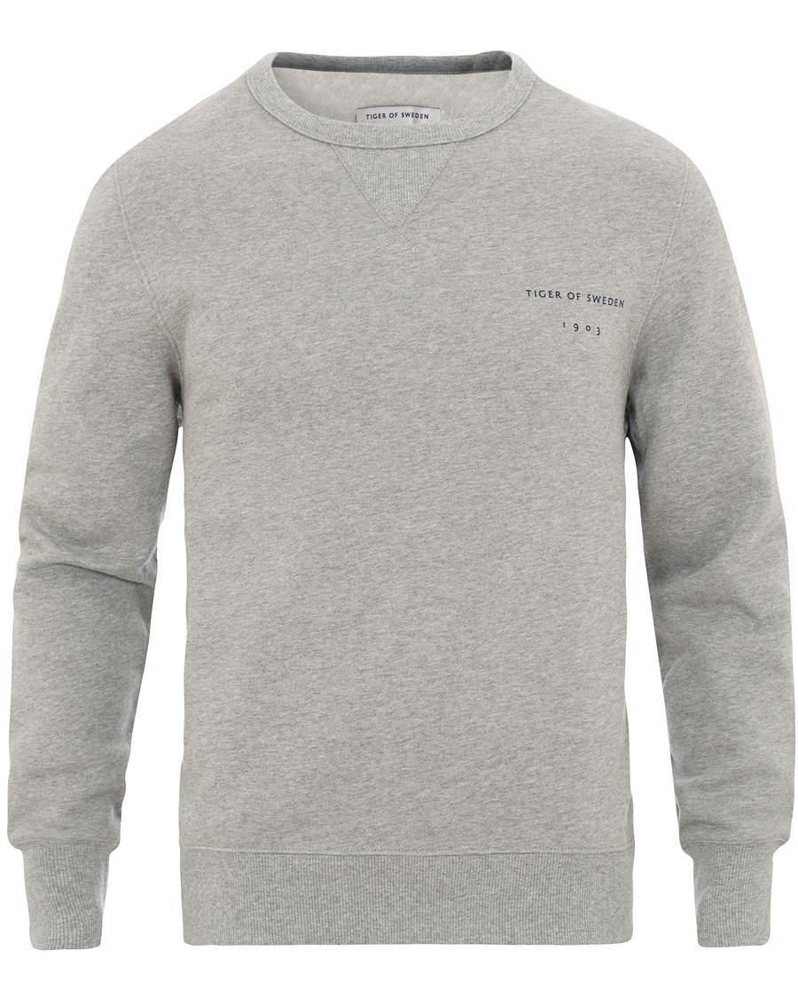 Herre | Gensere | Tiger of Sweden | Dinos Sweatshirt Grey Melange