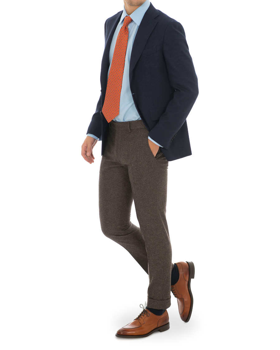 Herre | Skjorter | Turnbull & Asser | Regular Fit T&A Collar Poplin Shirt Light Blue
