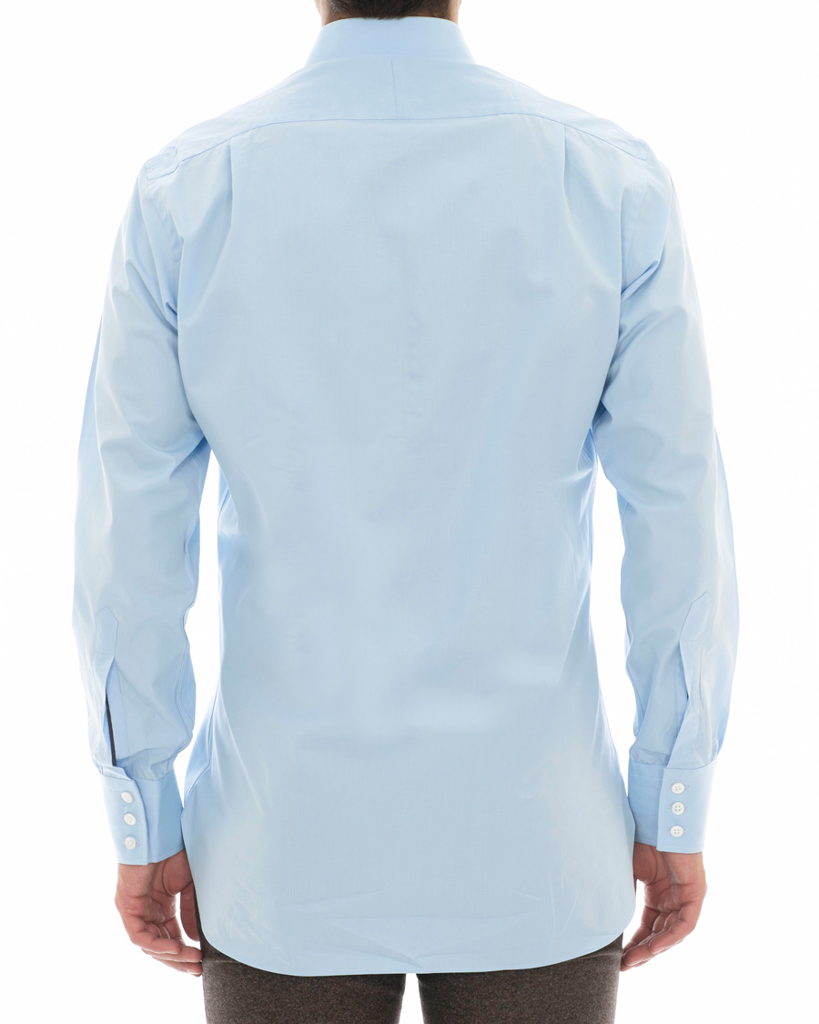 Herre | Skjorter | Turnbull & Asser | Regular Fit T&A Collar Poplin Shirt Light Blue