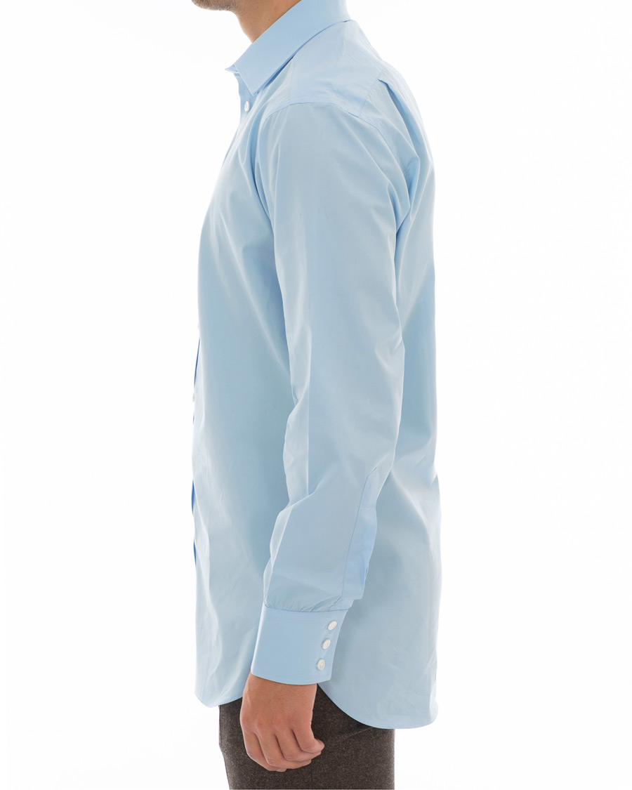 Herre | Skjorter | Turnbull & Asser | Regular Fit T&A Collar Poplin Shirt Light Blue
