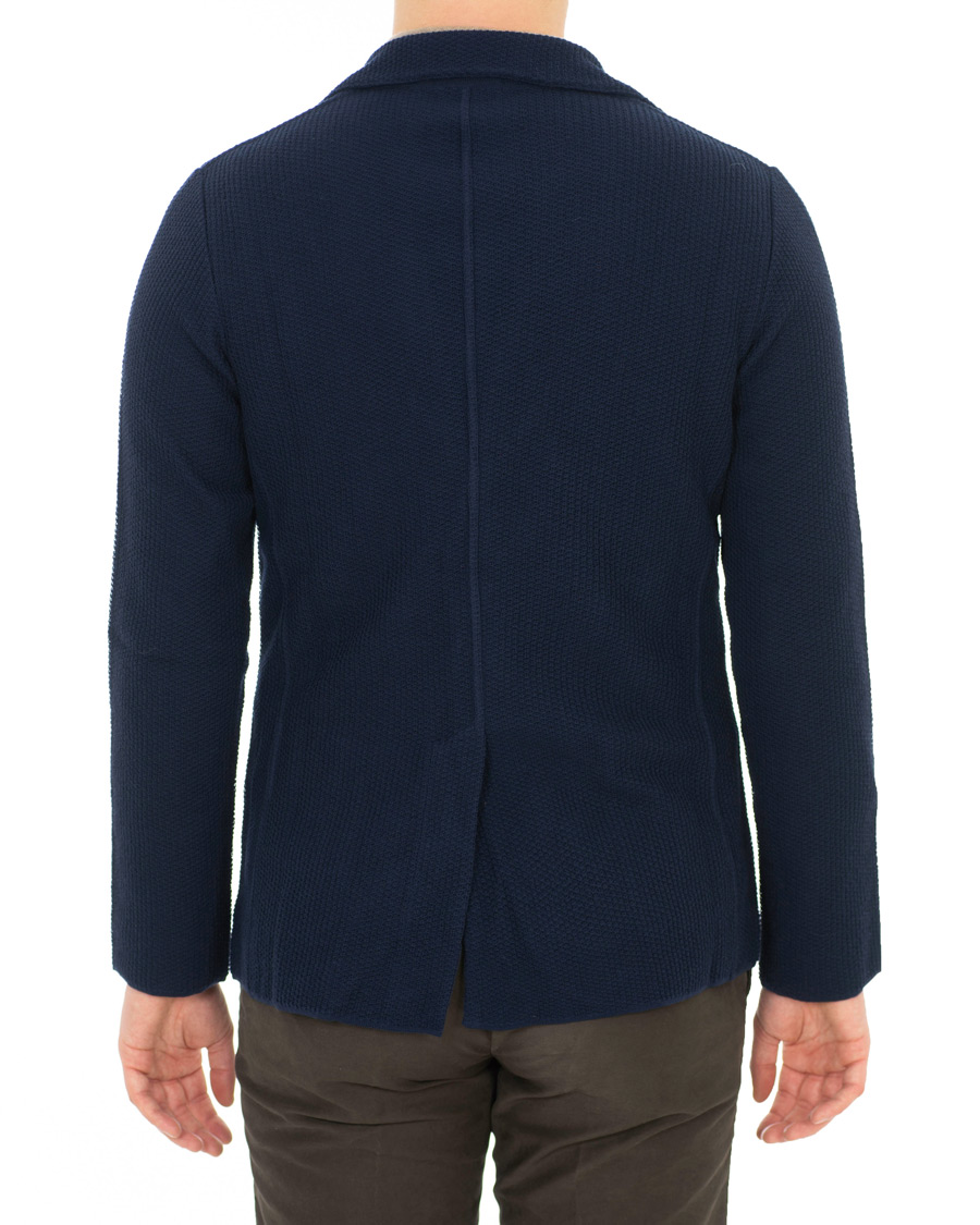 Herre | Dressjakker | Lardini | Knitted Blazer Blue