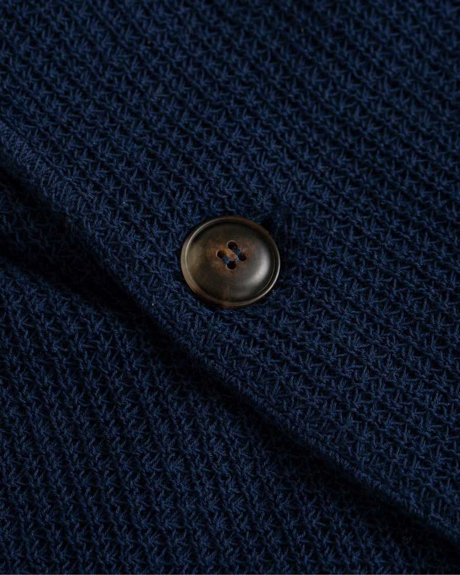 Herre | Dressjakker | Lardini | Knitted Blazer Blue