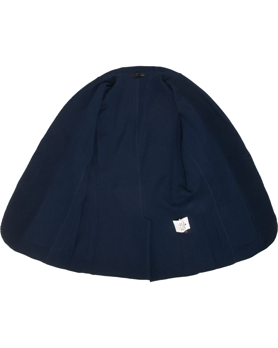 Herre | Dressjakker | Lardini | Knitted Blazer Blue