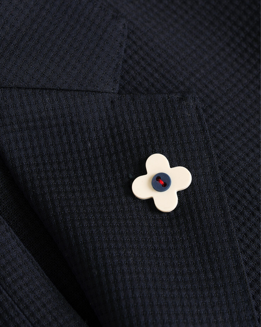 Herre | Dressjakker | Lardini | Wool Cotton Travel Blazer Navy