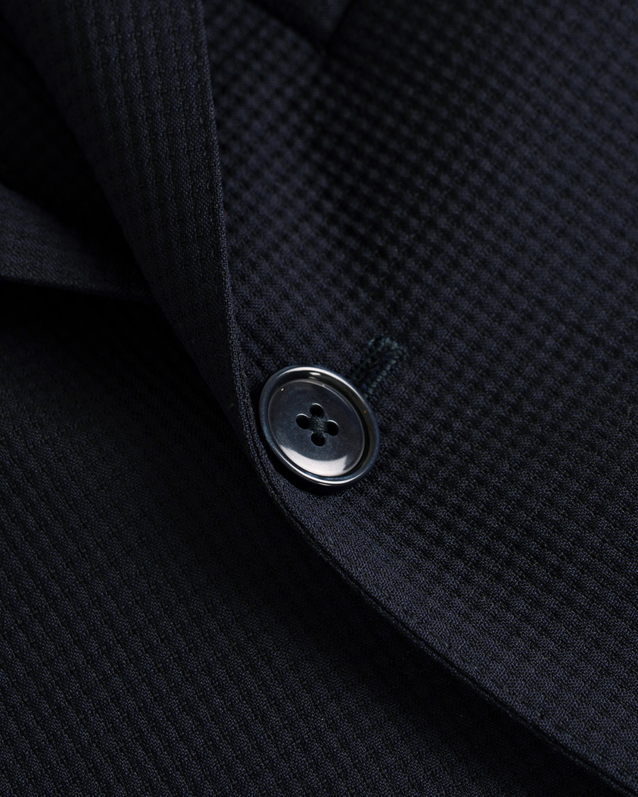 Herre | Dressjakker | Lardini | Wool Cotton Travel Blazer Navy