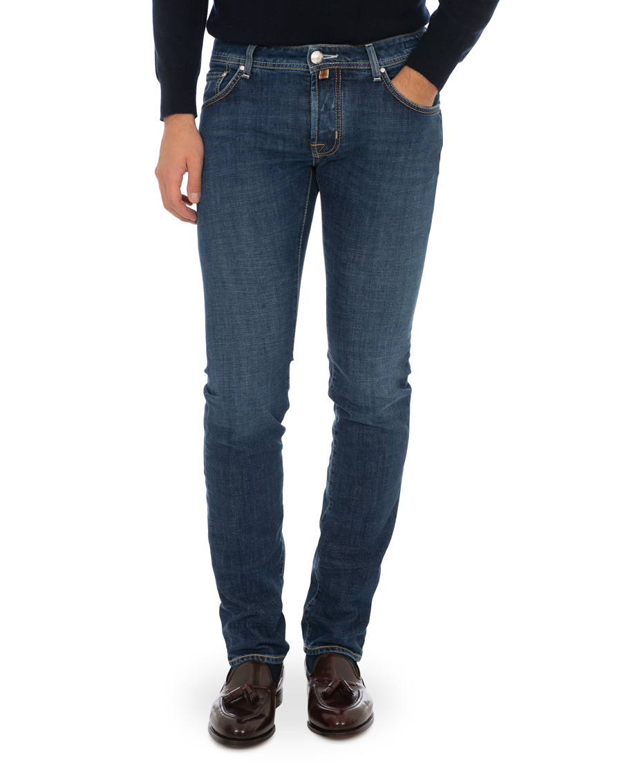 Herre | Jeans | Jacob Cohën | 622 Slim Fit Jeans Mid Blue 