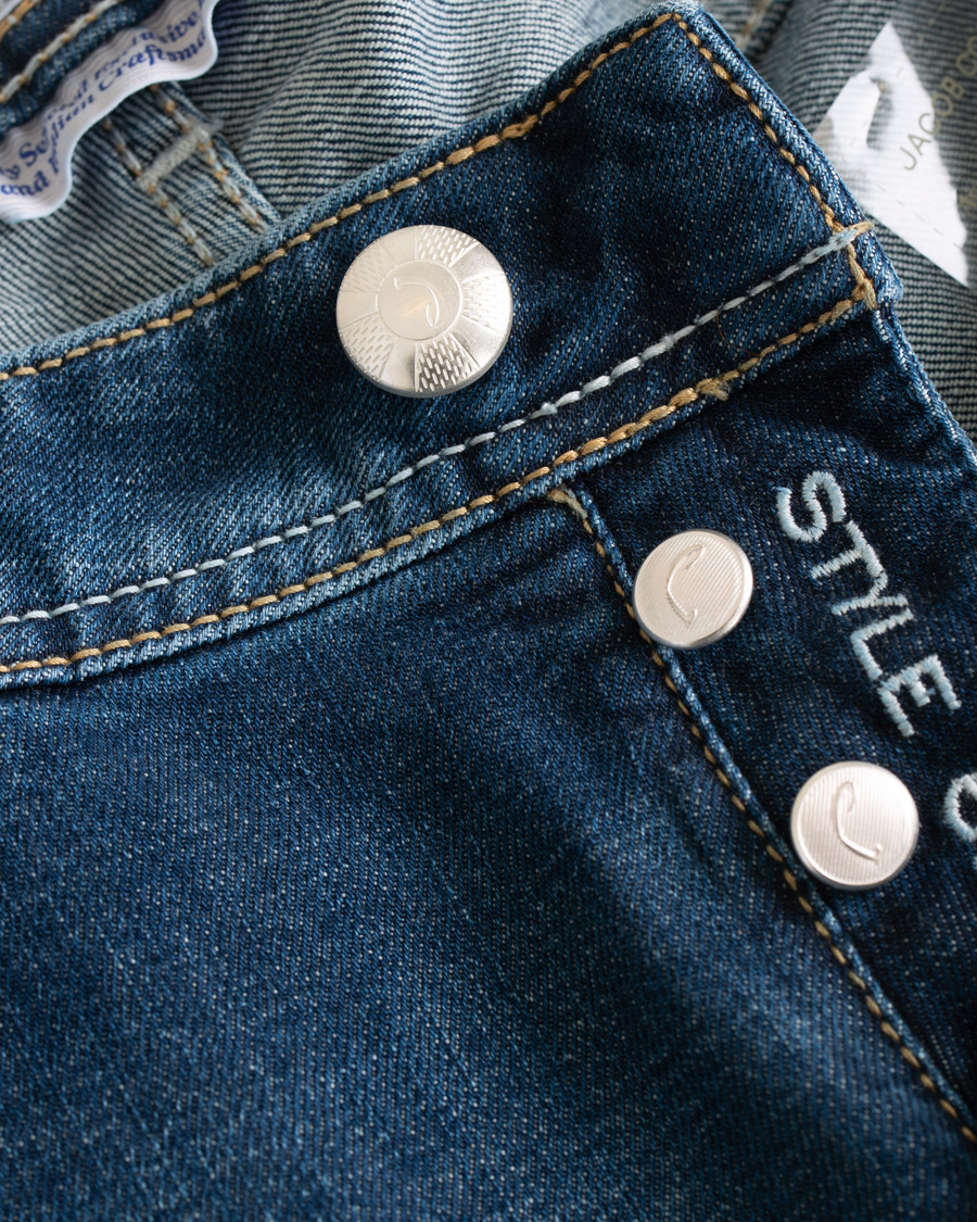 Herre | Jeans | Jacob Cohën | 622 Slim Fit Jeans Mid Blue 