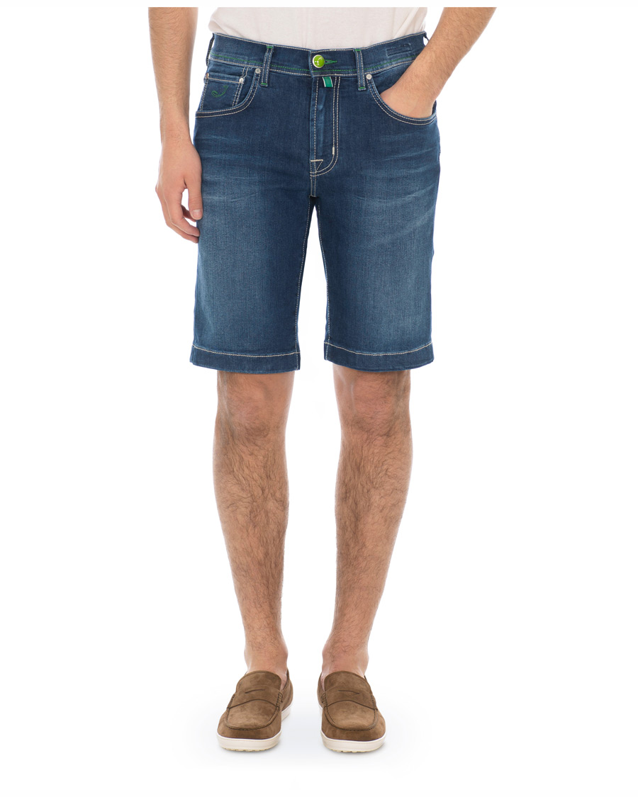 Herre | Shorts | Jacob Cohën | 6636 Jeans Shorts Dark Blue